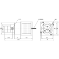 1,5 ml / rev edelstahl Magnetradpumpe